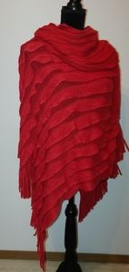 Gorgeous Red Poncho